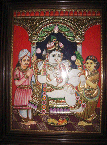 A beautiful Tanjore Painting
